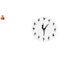 thumbnail image 1 of Escultura de escritorio, reloj de pared con bailarina, reloj decorativo colgante, reloj de pared silencioso, estatua de resina con forma de cuenco del, 1 of 8
