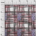 thumbnail image 1 of oneOone Cotton Flex Fabric Swirl & Check Ikat Print Fabric By Yard 40 Inch Wide, 1 of 4