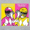 thumbnail image 3 of CafePress - Power Rangers On Their Ce Women's Baseball T Shirt - Womens Baseball Tee, 3 of 4