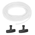 thumbnail image 1 of Cuerda de arranque de retroceso Uxcell 5mm 10m Cuerda de nylon con mangos para motosierra Blanco, Negro, 1 of 1