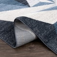 thumbnail image 4 of Abani Deco Collection Grey Blue 8' x 10' Geometric Triangles Modern Area Rug, 4 of 5