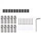 thumbnail image 2 of 1 Sets Wire Trellis for Climbing Plants Outdoor, 316 Stainless Steel Fastener, Green Wall Wire Trellis Kit B, 2 of 5