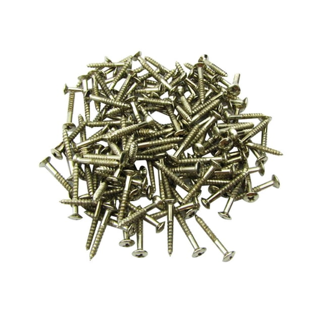 Musiclily 2,5x18mm Tornillos para el Marco de la Pastilla Humbucker de Guitarra, Cromo(20 piezas)