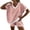 Red, variant on Two Piece Sets for Women Striped V Neck Short Sleeve Summer Oversized T Shirts Wide Leg Casual Baggy Outfits Matching Sets Red 2XL