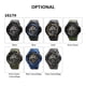 thumbnail image 4 of Mirar Reloj electrónico digital de cuarzo para hombre, 3 modos de hora, fecha, semana, reloj despertador, luz de fondo, 5 ATM, resistente al agua, moda masculina, relojes deportivos, pulser 1 1, 4 of 5