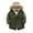 Green, variant on TAIAOJING Coat For Toddler Baby Boys Girls Kids 's Quilted Pu-ffer Lined Jacket Thick Winter Hooded Winter Water-proof Par-ka Outerwear Hoodies Coat 4-5 Years