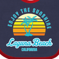 thumbnail image 4 of Inktastic Summer Enjoy the Sunshine Laguna Beach California in Blue Boys or Girls Baby Bib, 4 of 4