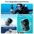 thumbnail image 4 of 45M Waterproof Protective Shell for DJI Osmo Nano, Transparent Tempered Glass PC Camera Cover with Adapter Base, Underwater Photography Accessory, 4 of 9