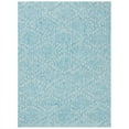 thumbnail image 6 of SAFAVIEH Courtyard Ilean Geometric Indoor/Outdoor Area Rug, Aqua/Grey, 8' x 10', 6 of 7