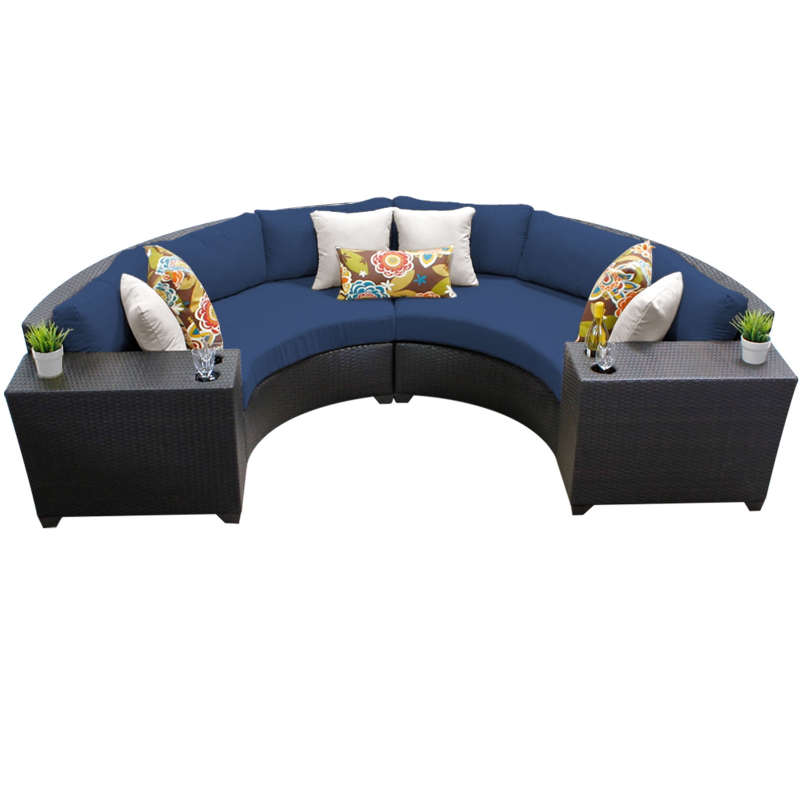 Bermuda 4 Piece Outdoor Wicker Patio Furniture Set 04c by TK Classics