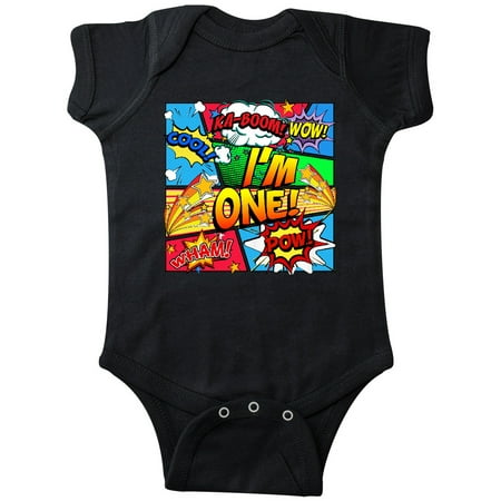 

Inktastic I m One Comic Book Gift Baby Boy or Baby Girl Bodysuit