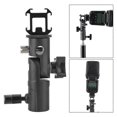 thumbnail image 2 of Swivel Tri Hot Shoe Mount Adapter Flash Light Stand Holder Bracket E Mount Support, 2 of 4