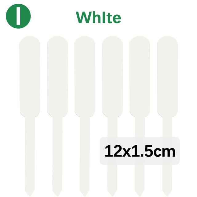 25-100PCS Plastic Plant Labels Flower Pots Landing Tag Sign Stake Flower Vegetable Potted Diy Garden Decorating Tool Clean Reuse