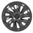 thumbnail image 2 of 4PCS Wheel Hub Cap Strong Power Powerful Protection Wheel Rim Cover Replacement For Tesla Model 3 2017‑2023 Gray, 2 of 8