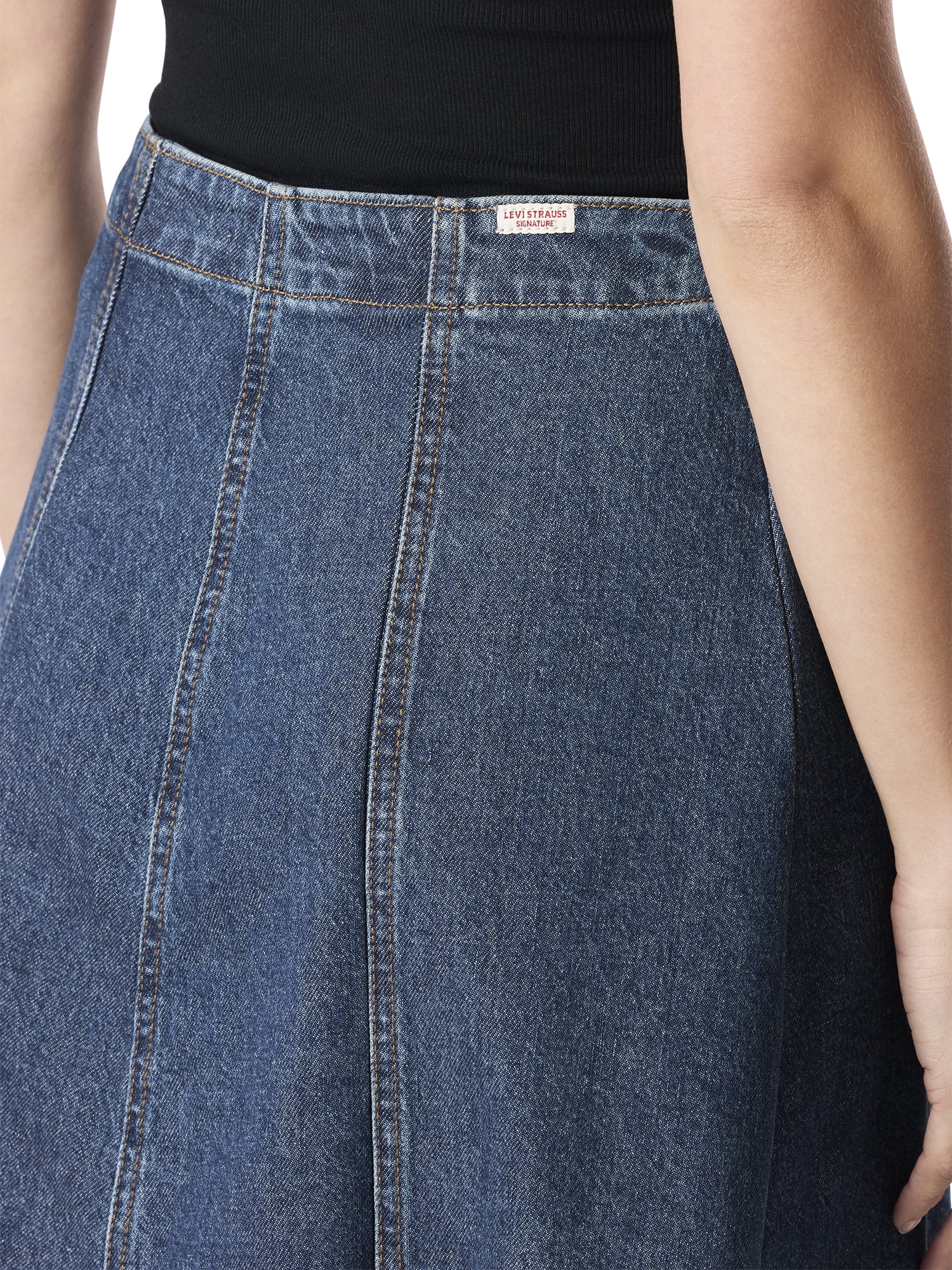Levi Strauss Signature Women's Vintage Seamed Flounce Skirt