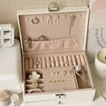thumbnail image 1 of High-end Jewelry Storage Box with Anti-oxidation for Earrings  Ear Studs  Rings  Necklaces  and Bracelets, 1 of 2