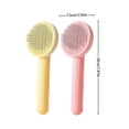 thumbnail image 3 of Pet Hair Grooming Brush for Cats and Dogs Shedding Comb Cleaner Deshedding Tool for Short or Long Haired Pets, 3 of 9