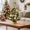 White, variant on FeiFu Mini Christmas Tree Desktop Decoration DIY Kit Small Artificial Tree with DIY Ornaments for Home Office Desk Holiday Decor