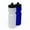 Blue and Frost Bottles/Black Lids, variant on 24 oz Sports Squeeze Water Bottles, USA Made, 2 Pack, BPA-Free, One Way Flow Valve, Dishwasher Safe