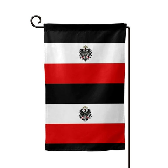 Flag Of The German Empire Garden Flag Double Sided Flags with Vivid Color for Yard Lawn Garden Decor 12.5 x18 Inch Square