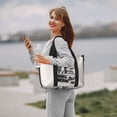 thumbnail image 5 of Travel Duffle Bag Vintage Cactus Pickup Travel Tote Bags Carry on Luggage Waterproof Weekender Bags with Top Handle Adjustable Shoulde Strap for Travel Gym, 5 of 5