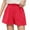 Red, variant on Sngxgn Women Casual High Waisted Casual Shorts Frayed Raw Hem Ripped Casual Shorts(Black,L)