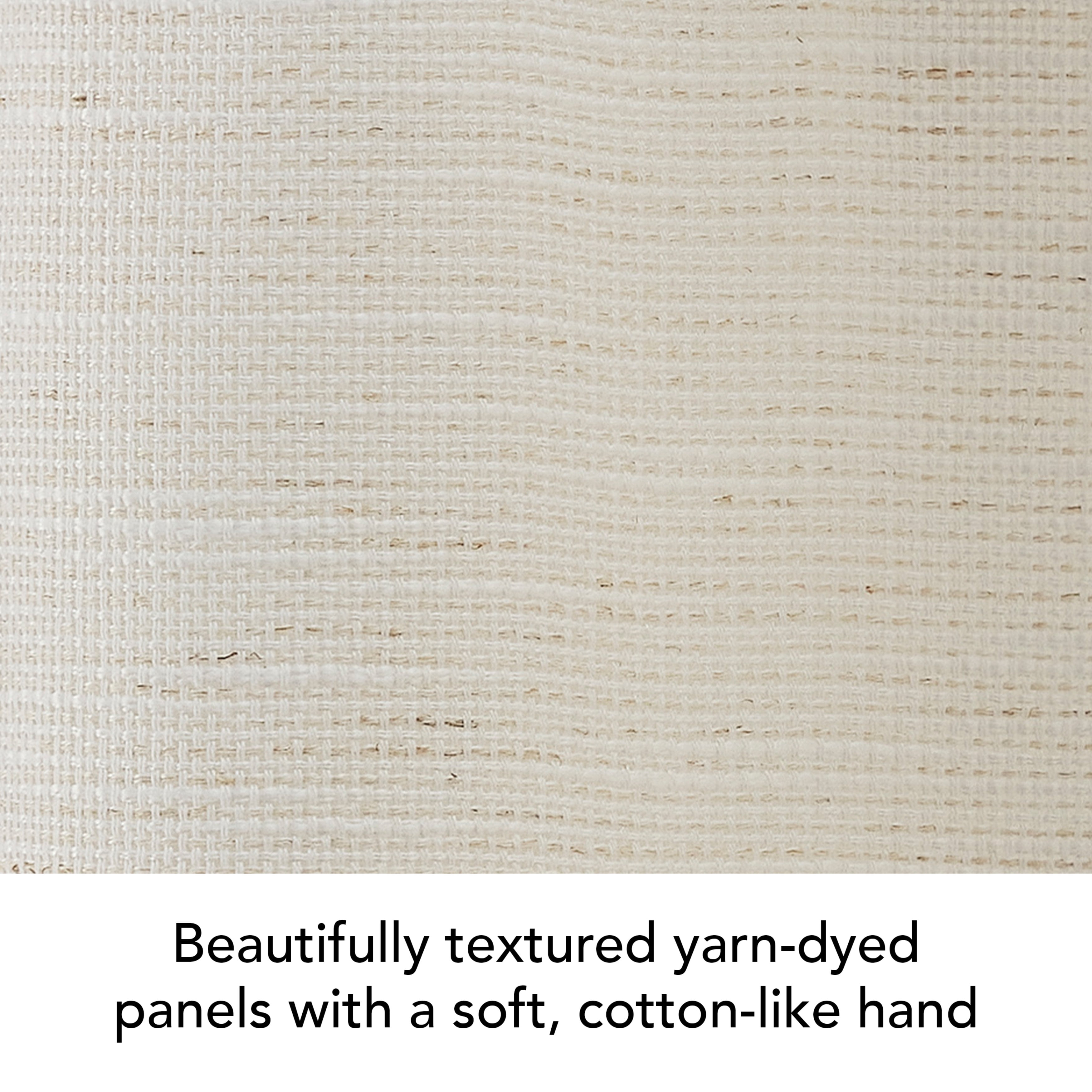 Creative Home Ideas Contemporary, Modern Grommet Light Filtering Curtain Panel, 38 in x 96 in (2 Panels)