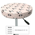thumbnail image 4 of Kdxio Cute Panda Print Stool Covers Round,Stretch Round Bar Stool Covers Washable Bar Stool Cushion Slipcover for 12-15 Inch Chair, 4 of 7