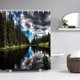 thumbnail image 5 of Juego de anillos para cortina de ducha horizontales, cortina de ducha, decoración de baño para el hogar, 150 x 180 cm, 5 of 5