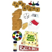 Jolee's Boutique Le Grande Dimensional Sticker-Game Night
