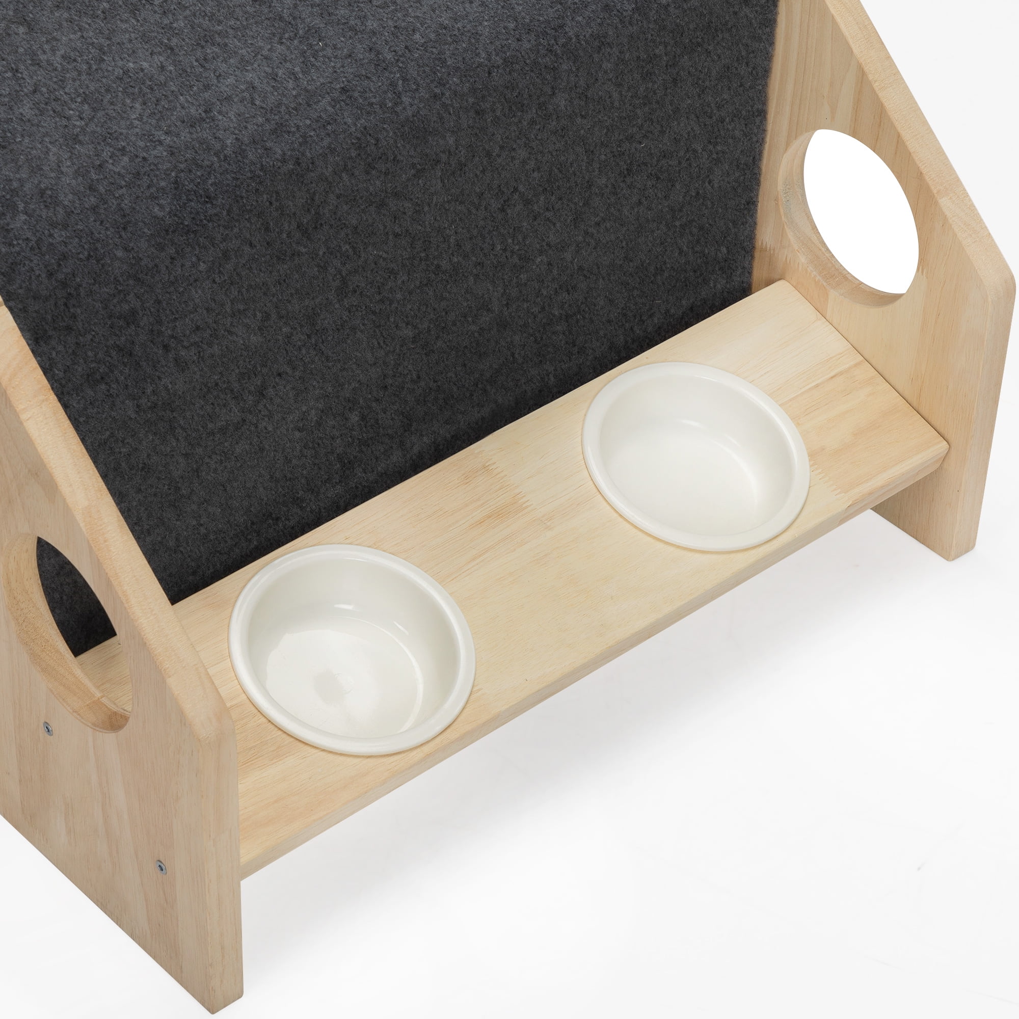 Kepooman Pet House for Small Medium Large Dogs with Bowl, 22 Inch High Large Doghouse Indoor Outdoor Durable Pet House with Mat Cat House, Beige Kepooman Pet House for Small Medium Large Dogs with Bowl, 22 Inch High Large Doghouse Indoor Outdoor Durable Pet House with Mat Cat House, Beige