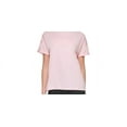 thumbnail image 2 of MSRP $45 Dkny Sport Women's Cotton Logo T-Shirt Pink Size Small, 2 of 3