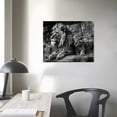 thumbnail image 4 of JRXY Lion and Lioness Canvas Wall Art Black and White Lion Poster Wild Animal Art Lion Wall Pictures African Lion Canvas Wall Art Modern Animal Pictures for Living Room Bedroom Office  20x16in, 4 of 6