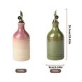 Opened Kitchen Tilt-Open Ceramic Cruet 700 ml, Kitchen Dispenser Bottle for Cooking ...