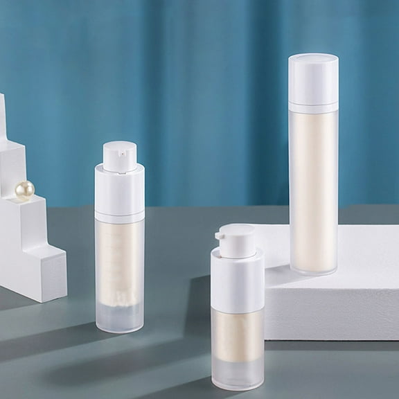 WHAMVOX  2 Pcs Pump Shampoo and Conditioner Dispenser Foam Travel