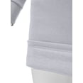 thumbnail image 5 of FashionMille Women Regular Slim Fit Hooded Fleece Sweatshirt Hoodie Dress, 5 of 5