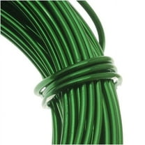 Aluminum Craft Wire Kelly Green 12 Gauge 39 Feet (11.8 Meters)