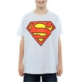 thumbnail image 3 of DC Comics Boys Superman Logo T-Shirt, 3 of 5
