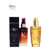 KERASTASE Nutritive 8H Magic Night Serum, 90ML and Elixir Ultimate L'Huile Original Oil, 100ml