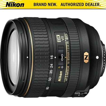Nikon - AF-S DX NIKKOR 16-80mm f/2.8-4E ED VR Standard Zoom Lens - Black