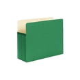 thumbnail image 2 of Smead 73236 5 1/4 Inch Expansion Colored File Pocket, Straight Tab, Letter, Green, 2 of 6