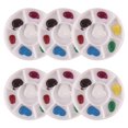 thumbnail image 1 of SHISUYAN 6pcs Miniature Art Pallet Mini Color Box Model Paint Box Children Diy Ornament, 1 of 9