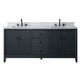 thumbnail image 2 of Vanity Art 72" Bathroom Vanity with Sink and Engineered Marble Top, Freestanding Storage Cabinet with 3 Drawers and 2 Shelves, 2 of 8