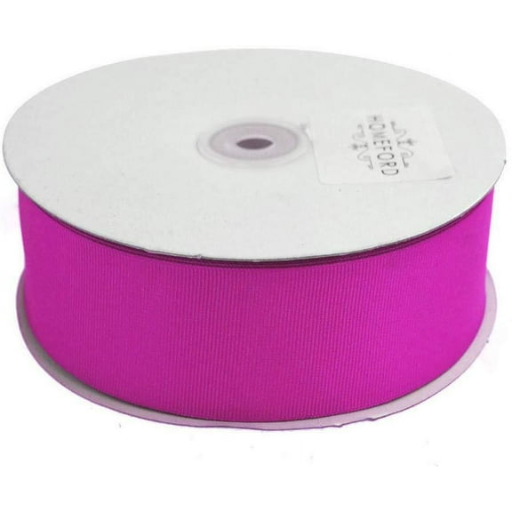 Solid Grosgrain Ribbon, 1-1/2-Inch, 50 Yards, Fuchsia