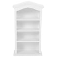 thumbnail image 1 of WASHWEPE Wooden Miniature Bookshelf Model White Storage Shelf 1Pack, 1 of 5