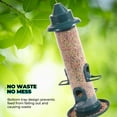 thumbnail image 6 of Naipo Tube Bird Feeders for Outdoors Hanging, Squirrel Proof Wild Bird Feeders with 4 Feeding Ports, Attract a Variety of Hummingbird, Garden Yard Decoration, 6 of 10
