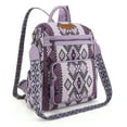 thumbnail image 5 of Montana West Wrangler Convertible Backpack Purse for Women Western Aztec Backpack Travel Bags, Light Purple, 5 of 8
