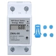 thumbnail image 2 of Compteur d'Énergie WiFi, Surveillance en Temps Réel 110-230V Application de Contrôle à Distance de la Consommation d'Énergie en une Seule Phase pour un Usage Domestique, 2 of 8
