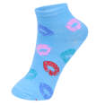 thumbnail image 4 of TZ Promise Lightweight Cotton Assorted Kiss Lips Casual Ankle Socks, 12 Pack, 4 of 7