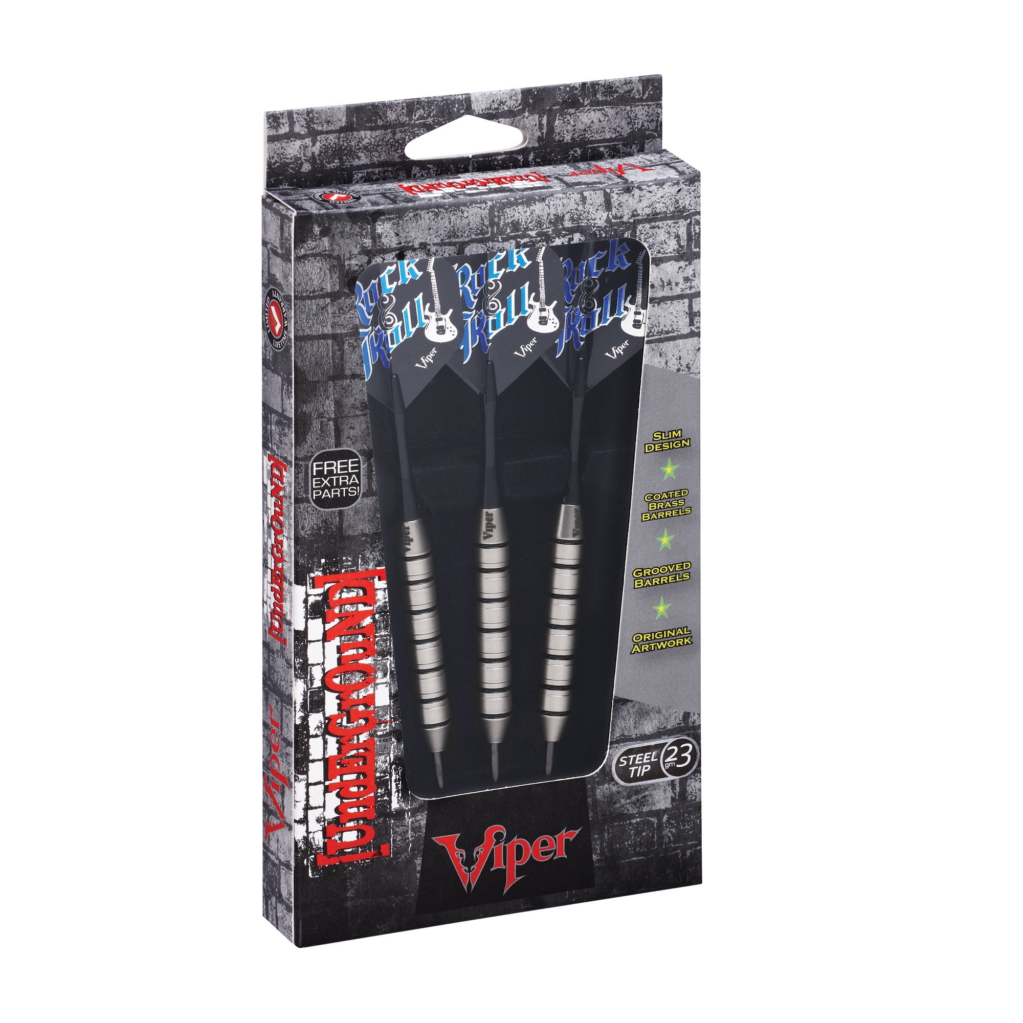 Viper Underground Roack & Roll Steel Tip Dart Set, 23 Grams